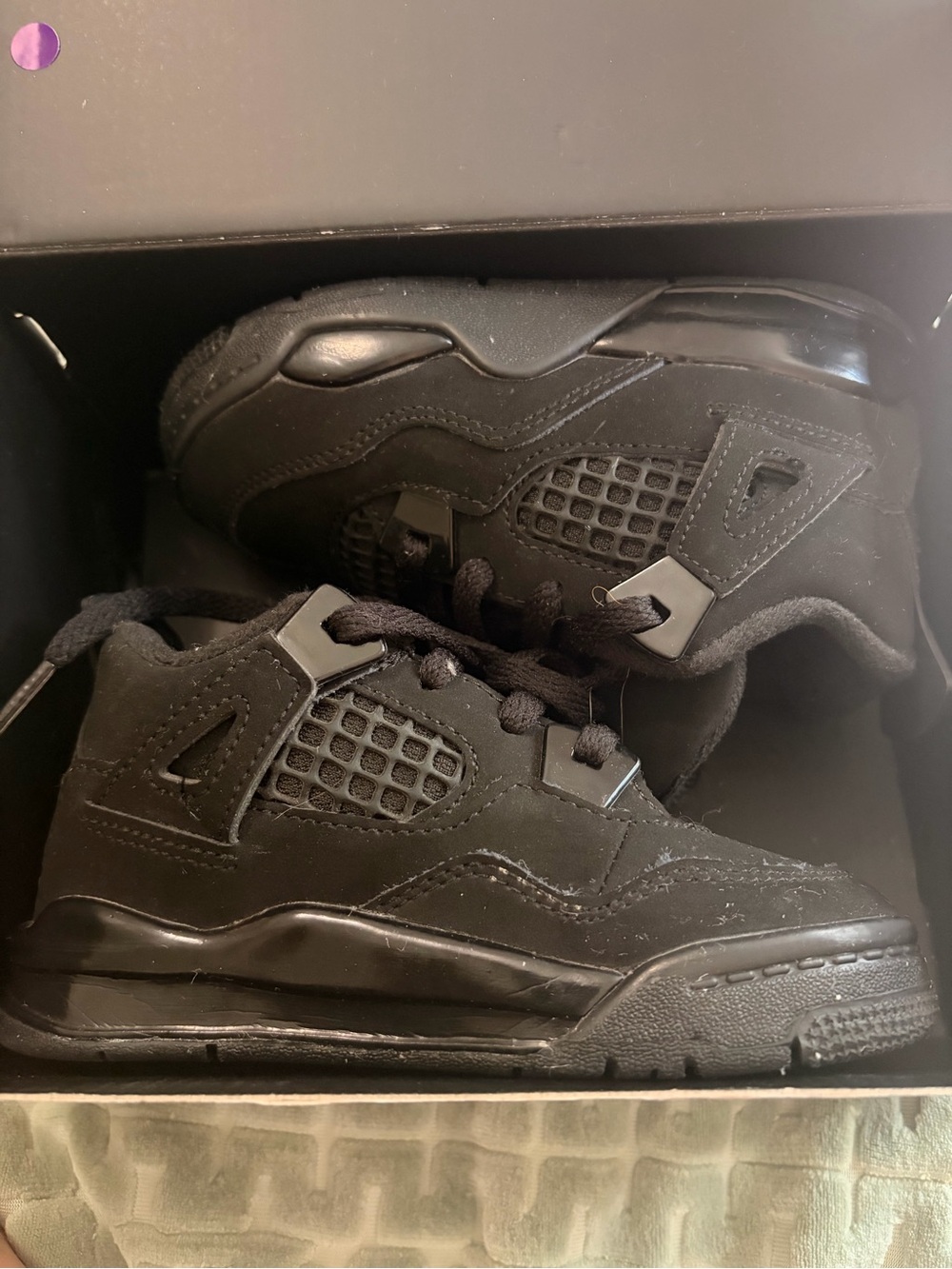 Jordan Kids' All-Black Basketball Sneakers